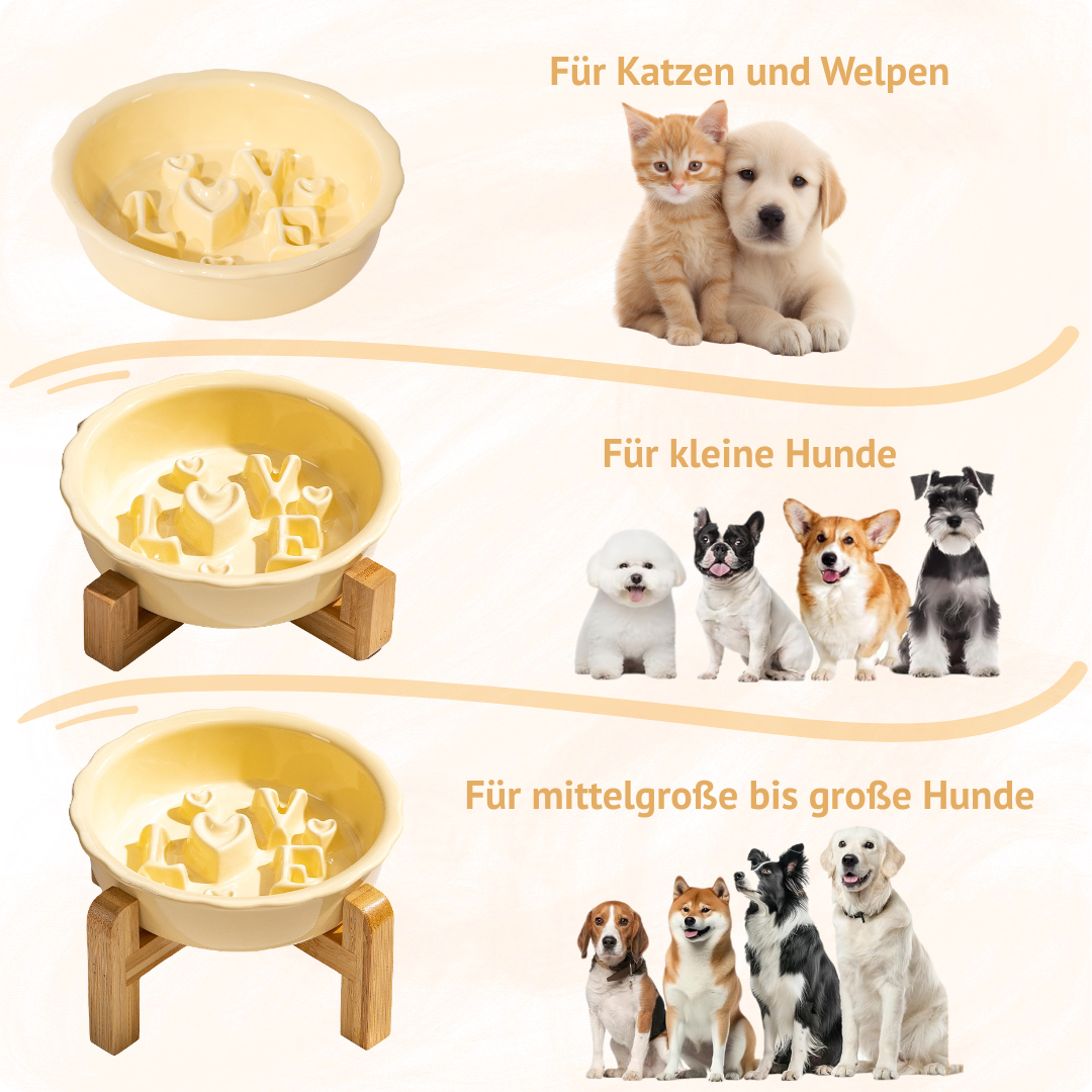 LOVE Anti-Schling-Napf