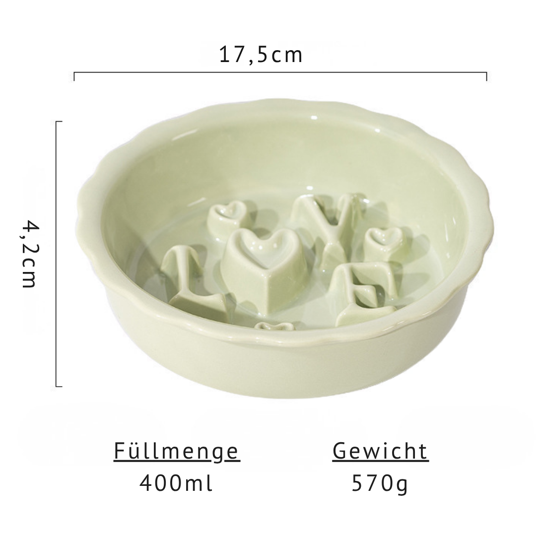 LOVE Anti-Schling-Napf