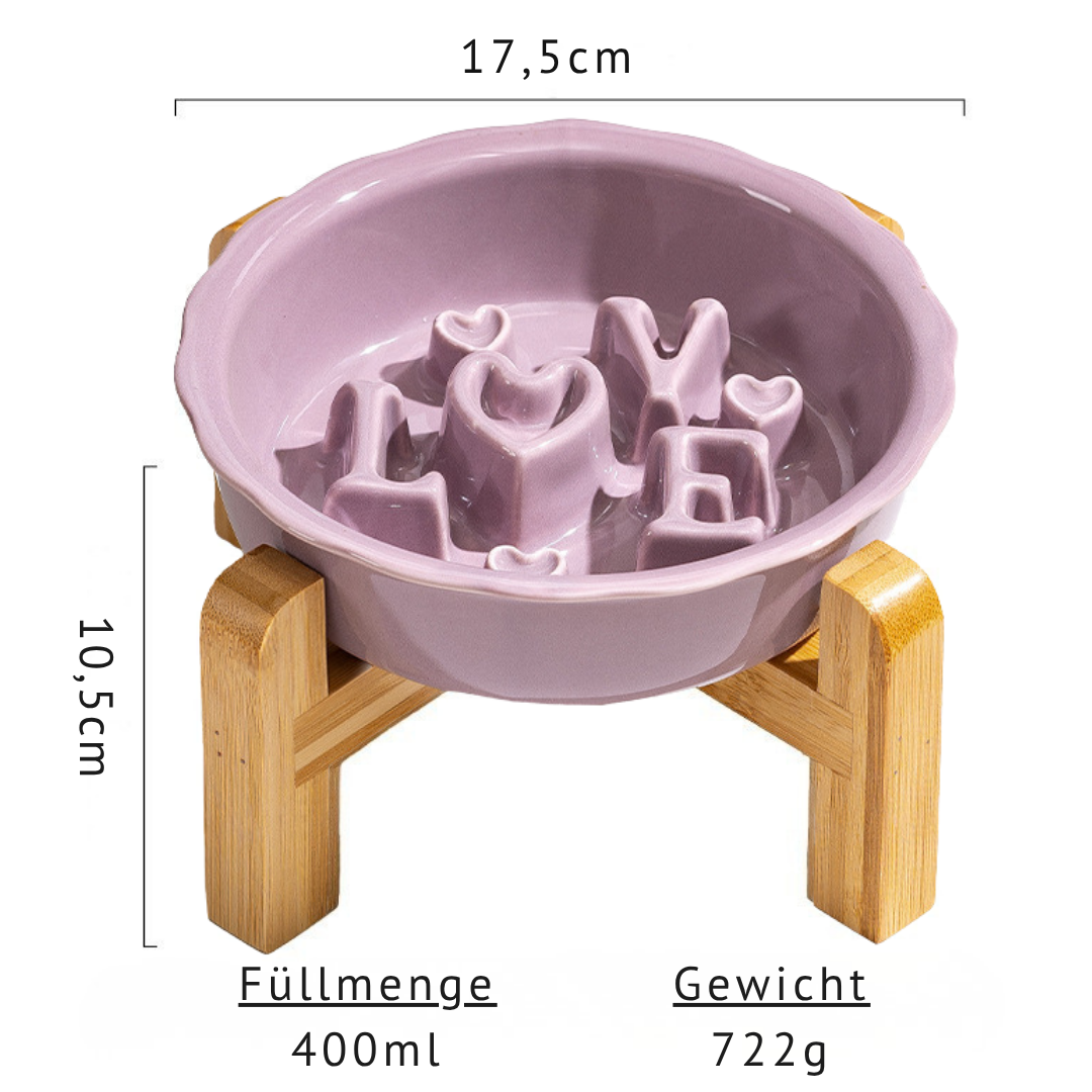 LOVE Anti-Schling-Napf