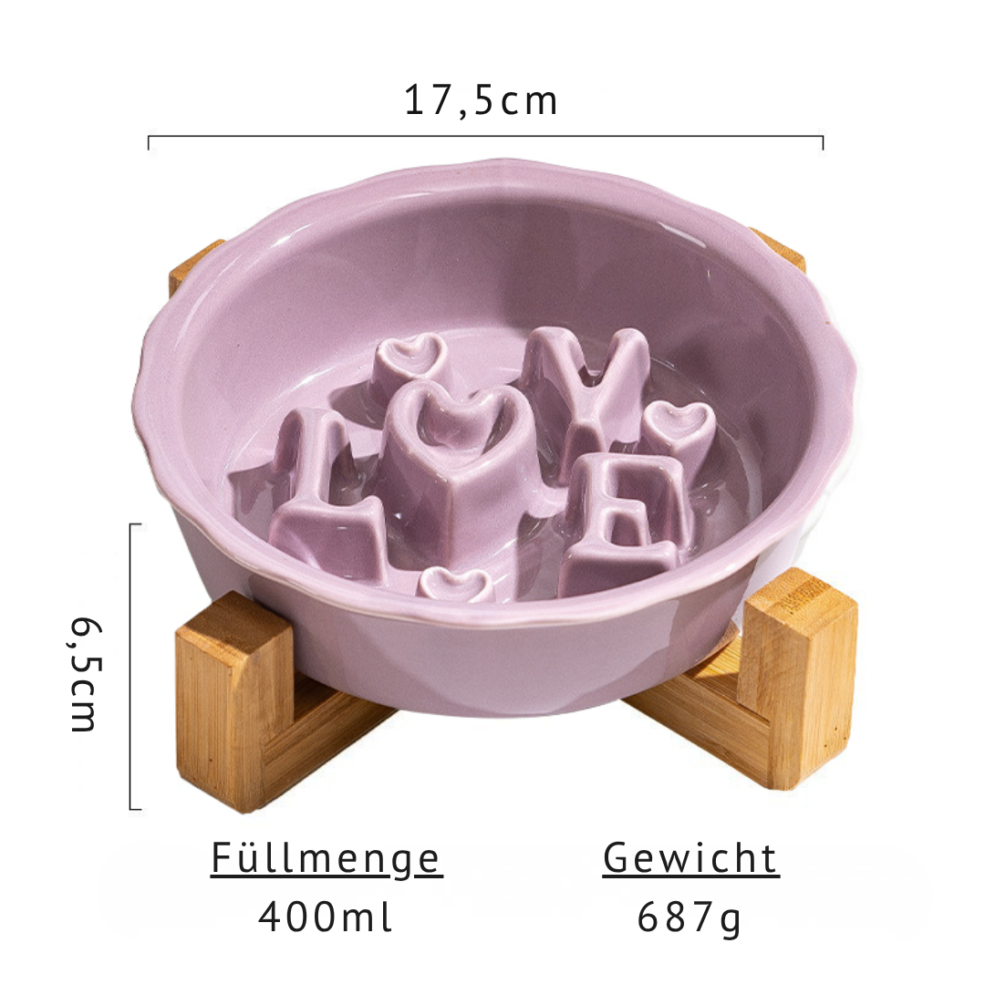 LOVE Anti-Schling-Napf