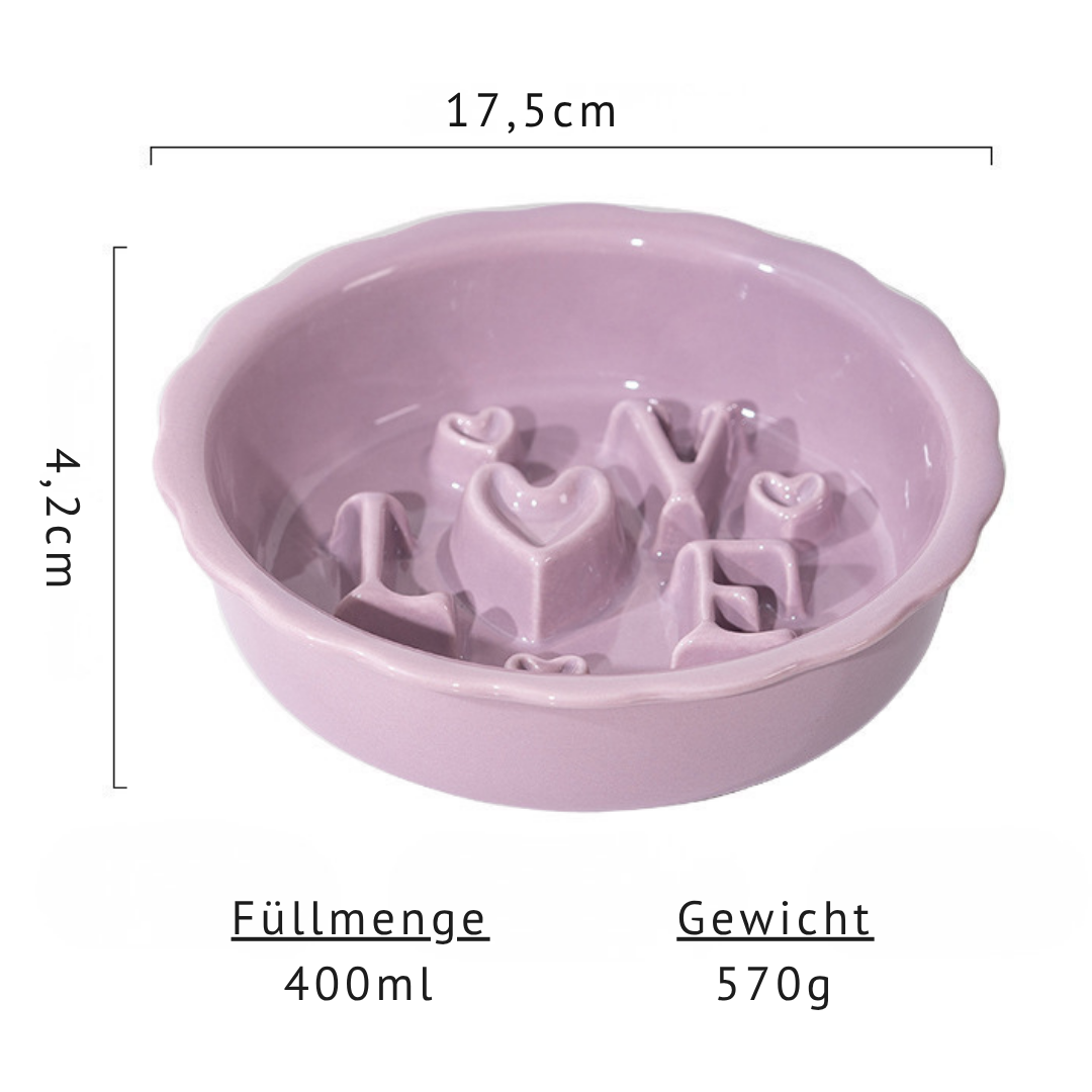 LOVE Anti-Schling-Napf